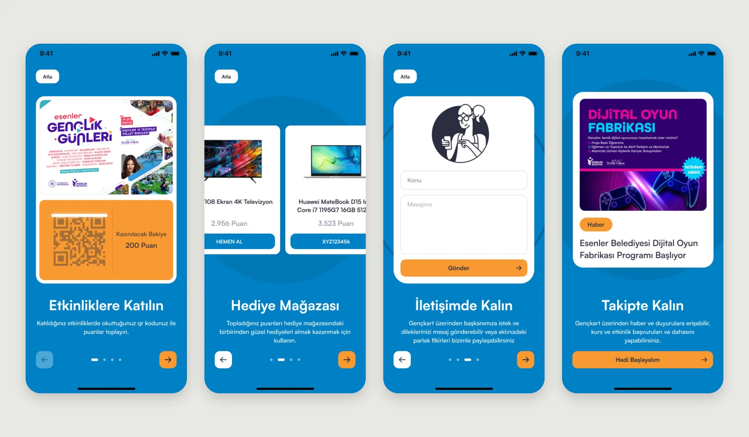 Esenler Belediyesi — Genç Kart mobil uygulaması