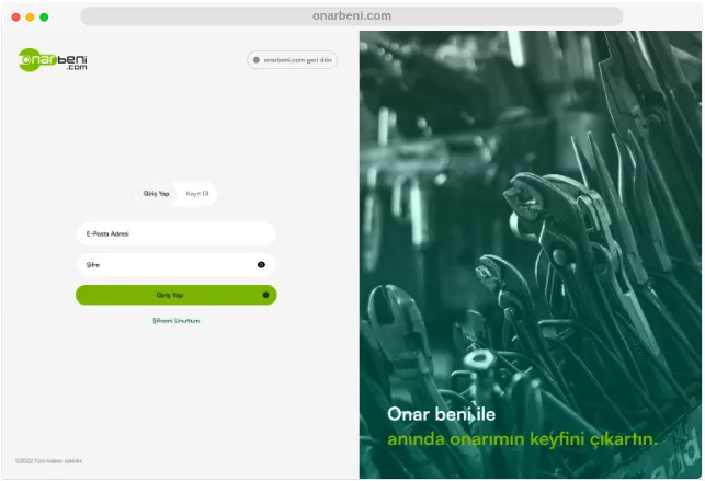 Onar Beni — Onarım ihale platformu